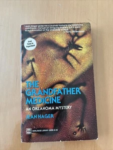 The Grandfather Medicine An Oklahoma Mystery *SIGNED* Jean Hager 1990 Softcover - Picture 1 of 15