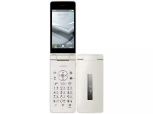 SHARP AQUOS KEITAI 4 A205SH 8GB 1GB RAM Factory Unlocked Flip Phone White - Picture 1 of 11