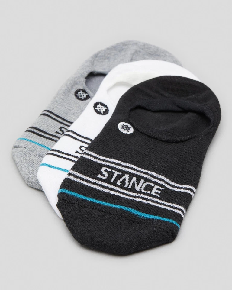 Men's Stance Casual No Show Heigh Socks (2 Pack) Floral / Gray Size L 9-12