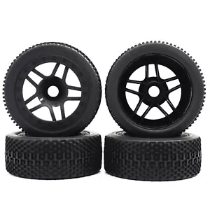 Racing Rally Reifen Felgen Set 17mm Nabe für 1/7 1/8 1/10 ARMAA RC Auto TRAXXAS - Bild 1 von 9