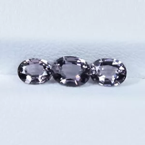 1,20 ct BESTER GLANZ/NATÜRLICHER LILA SPINELL - 3 Stck. Ovalschliff Edelsteine Video!! - Bild 1 von 2