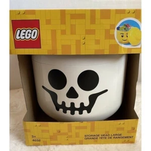 LEGO Storage Head Grande Scheletro Teschio Contenitore Halloween #4032 Nuovo - Foto 1 di 9