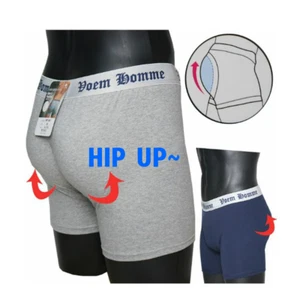 Herren Hüfte Up Gepolsterte Schubladen Volumen Unterwäsche Höschen Slip M ~ XXL Größe - Bild 1 von 13