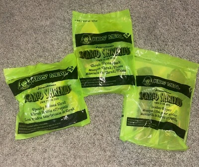 Wendy's Scared Shrekless Spooky Noises Шрек, Маска Фионы, Игрушка Donkey Sipper 2013 - Изображение 1 из 4