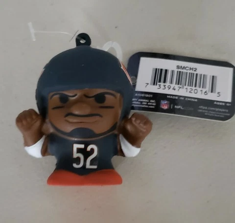 2019 NFL SqueezyMates Chi Bears LB Khalil Mack SloFoam 2.5-in figure Teenymates Cover