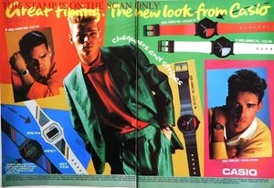 Gama de relojes de pulsera de moda CASIO 'MQ' ANUNCIO: anuncio impreso original 1986 D/261 - Imagen 1 de 1