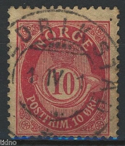 Norwegen 1898, NK 77IIX Sohn Fredrikstad 1-IV-1901 (ØF) - Bild 1 von 1