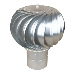 Lüftungsturbine Luftschachtaufsatz Dach Abluftsystem Windkraft Dalap DORN 125 - Bild 1 von 4