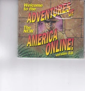 AOL 3.0 America Online Diskette schönes Paket Raiders Lost Ark - Bild 1 von 2