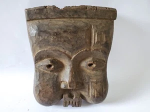 Wandmaske Ethnographica Afrika Holz Maske Fangmaske Klein - Bild 1 von 9