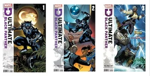 ULTIMATE BLACK PANTHER 1 2 & 3 NM 1ST PRINT CVR A SET | MARVEL COMICS 2024 - Picture 1 of 5