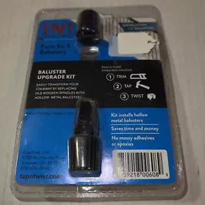 TNT Tap N' Twist ~ Kit de actualización de balustre fácil ~ Piezas para 5 balaustres (1/2") NUEVO - Imagen 1 de 2