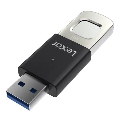 JumpDrive Fingerprint F35 Pro Clé USB 3.0 64 Go jusqu'à 300 Mo/s en lecture/1... - Photo 1/4