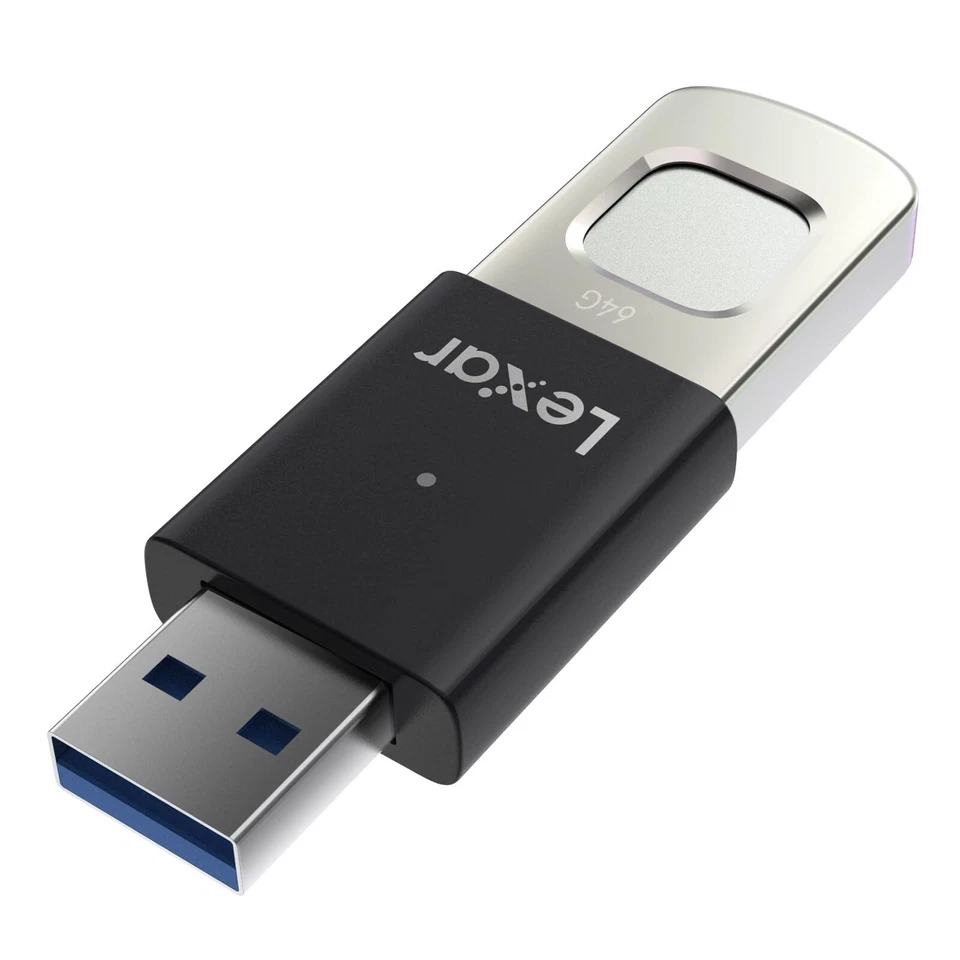 JumpDrive Fingerprint F35 Pro Clé USB 3.0 64 Go jusqu'à 300 Mo/s en lecture/1... - Photo 1/4