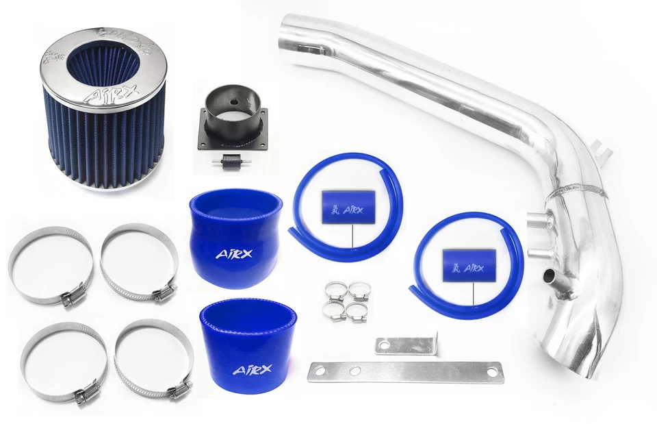 Kit de admisión de aire AirX Racing azul para Nissan 240SX S13 Silvia 1991-1994 2,4 L L4 Foto 1 de 1