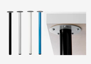 Neu Ikea ADILS Stahlbeine Küche Frühstück Bar Tisch Arbeitsplatte & Schreibtische Beine 70 cm - Bild 1 von 9