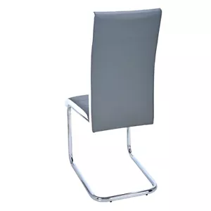 Black/White/Grey Glass Dining Table with 2 / 4 / 6 chairs Option Home Furniture - Picture 1 of 24