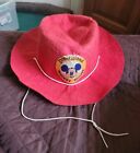 Mickey Mouse Brown Felt Childs VTG Cowboy Hat from Disneyland Walt Disney USA