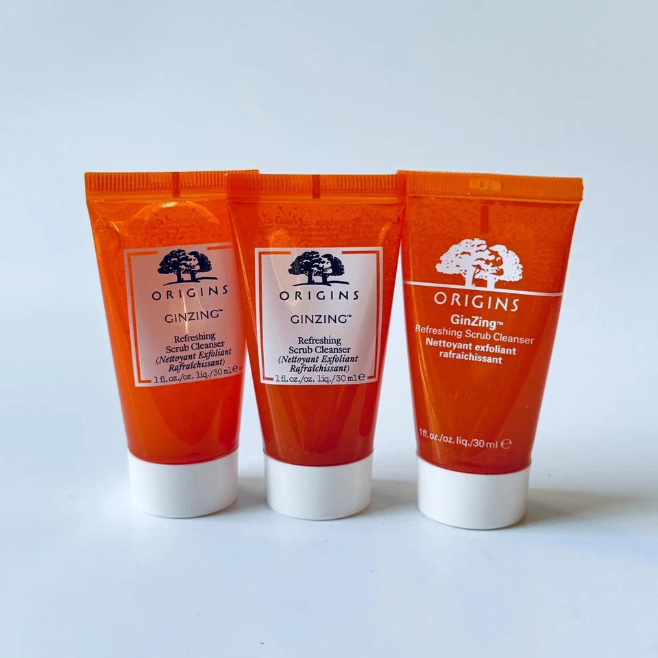 LOTE DE 3 LIMPIADORES EXFOLIANTES REFRESCANTES ORIGINS GINZING 1 OZ CADA UNO X3 = 3 OZ TOTAL NUEVO Foto 1 de 1