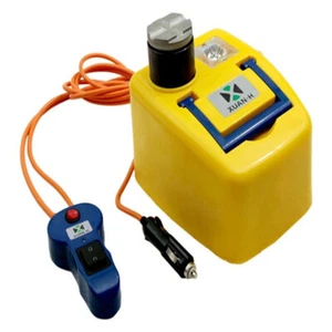 Electric Car Jack Protable Jack Electric Hydraulic Jack Tire Inflator LED Light - Picture 1 of 11