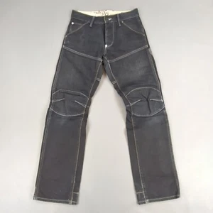 G Star Raw Jeans Mens W 28 L 30 Blue 96 Elwood Heritage Embro Tapered Button Fly - Foto 1 di 15