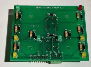 633653PCB REV 1.0 PRINTED CIRCUIT BOARD ZEKS Refurbished - Imagen 1 de 3
