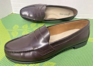 Eastland Classic II braune Leder-Penny-Halbschuhe Schuhe Größe 10 M 42 - Bild 1 von 8