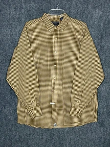 American Eagle Outfitters Shirt Mens XXL Long Sleeve Button Up Yellow Outdoors - Picture 1 of 6