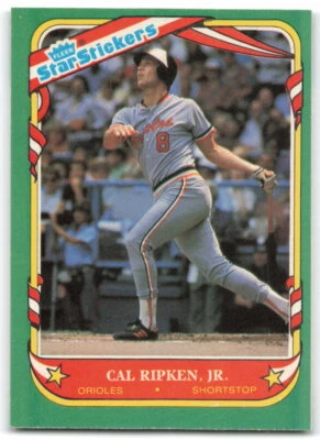 1987 Fleer Star Stickers #101 Cal Ripken Jr. Baltimore Orioles - Image 1 of 2