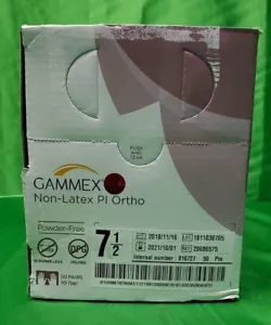 50 paia guanti chirurgici Ansell GAMMEX non LATTIX Pl taglia 7 1/2 senza polvere - Foto 1 di 3