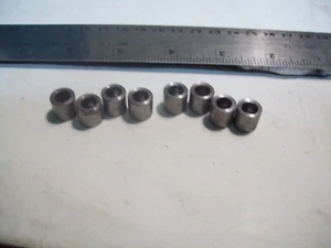 NEW 8PCS STEEL SPACES 1/4" SCREW HOLE .400 -.005/+.000 HIGH P5505 - Bild 1 von 2