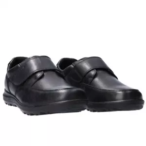 Scarpe classiche da Uomo - ENVAL Art. 2707700 mocassini con strappo nero - Foto 1 di 4