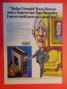 Registratore a nastro Marantz Superscope 1974 pubblicità stampa d'epoca - Foto 1 di 1
