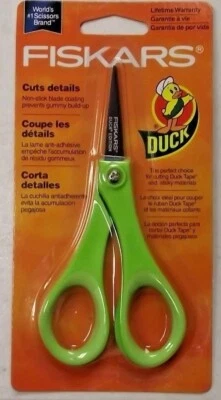 Fiskars 5" Duck Edition Detail Pattern Scissors Non Stick Blade 154110-1006 - Image 1 of 3
