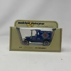 Matchbox Models of Yesteryear - Y12 - 1912 Model T Ford - Smiths Crisps - Boxed - Picture 1 of 6
