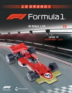 NEW 1:24 F1 LOTUS 72C - Jochen Rindt 1970 W.C. ALTAYA +Magazine no Minichamps - Foto 1 di 18