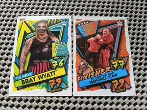 WWE Topps 2021 Slam Attax The Fiend Bray Wyatt #150 & #223 UK Exclusive Cards - Picture 1 of 2