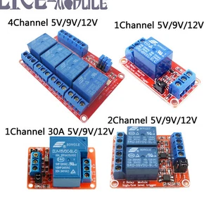 5/9/12/24V 1/2/4 Channel Relay Board Module Optocoupler LED ,Arduino PiC B2AM - Picture 1 of 16