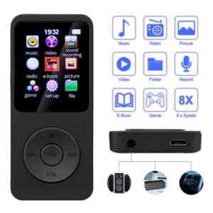 Soporte 128 GB Bluetooth MP4/MP3 Sin Pérdidas Reproductor MNEWic Radio FM Grabadora Deporte - Imagen 1 de 11
