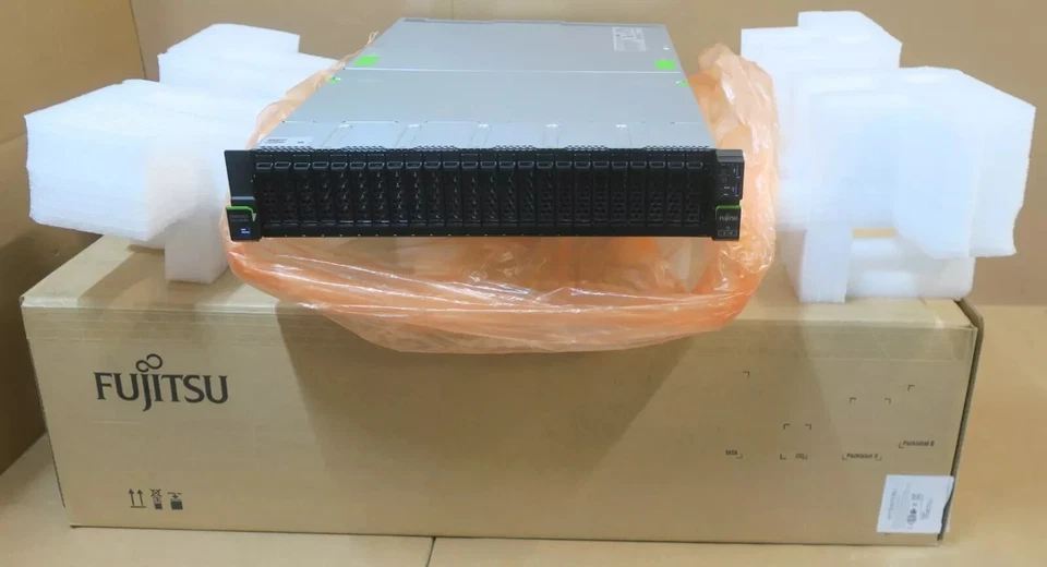 NEW Fujitsu Primergy RX2540 M6 2x 24C Gold 6336Y 128GB RAM 24x SFF Bay 2U Server - Image 1 of 4