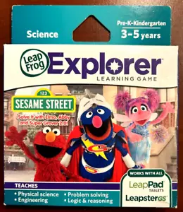 LeapFrog LeapPad Explorer Learning: Sesame Street Friends, Leap Pad 2 3 GS used - Picture 1 of 5