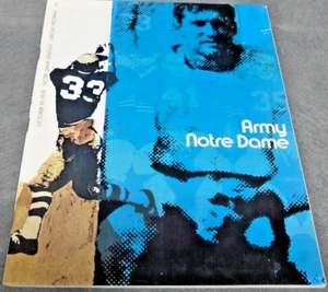 1970 OFFICIAL NCAA COLLEGE FOOTBALL PROGRAM ARMY NOTRE DAME RARE GREAT CONDITION - Picture 1 of 7
