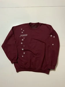 Taylor Swift Folklore Album You Drew Stars Around My Scars Merch Sweatshirt Sz.L - Picture 1 of 5