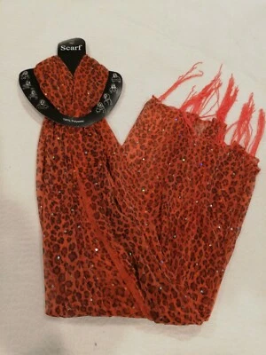 Bufanda envolvente con estampado de animales ligera de moda para mujer 100 % poliéster Foto 1 de 4