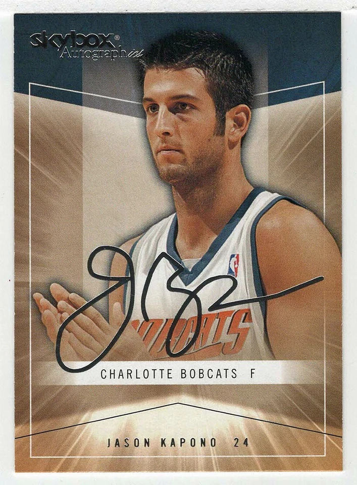 Jason Kapono - Charlotte (NBA Basketball) 2004-05 Skybox Autographics # 46 Mint - Image 1 of 1
