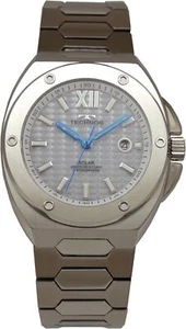 Orologio Technos T9C04SS da uomo con data solare, argento - Foto 1 di 1