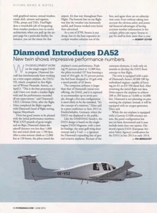Diamond DA-52 VII Aircraft Report 13.11.2022y - Bild 1 von 1