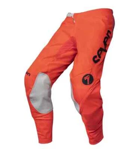 SEVEN MX ANNEX EXO PANTS NAVY/CORAL (YOUTH) SIZE Y28 - Picture 1 of 2