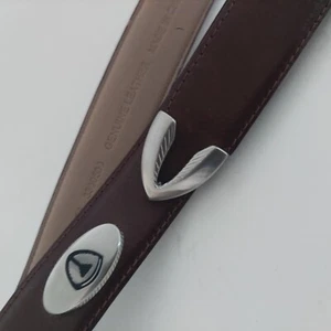 Cintura uomo pelle marrone golf concho logo taglia 38 - Foto 1 di 11