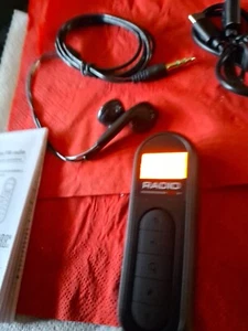 Portable FM Radio with Clip & Headphones, Rechargeable. UNDER €20. For Gym, Etc. - Picture 1 of 10